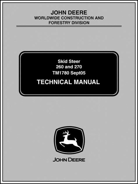 john deere 270 skid steer service manual pdf|john deere 270 skid steer for sale.